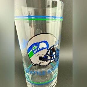 NFL Seattle Seahawks Football 6.5” beer glass. 20oz